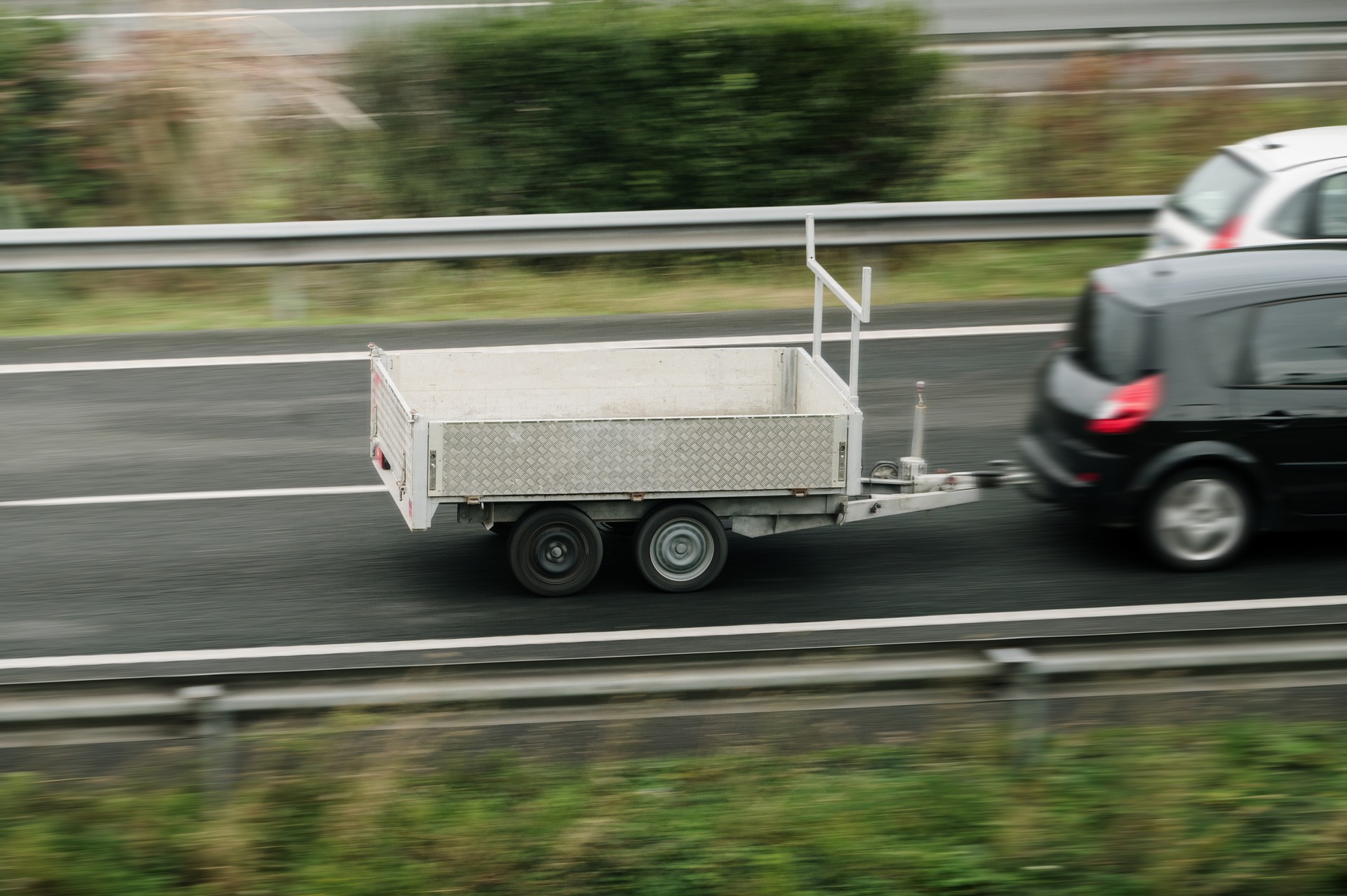 Car with trailer